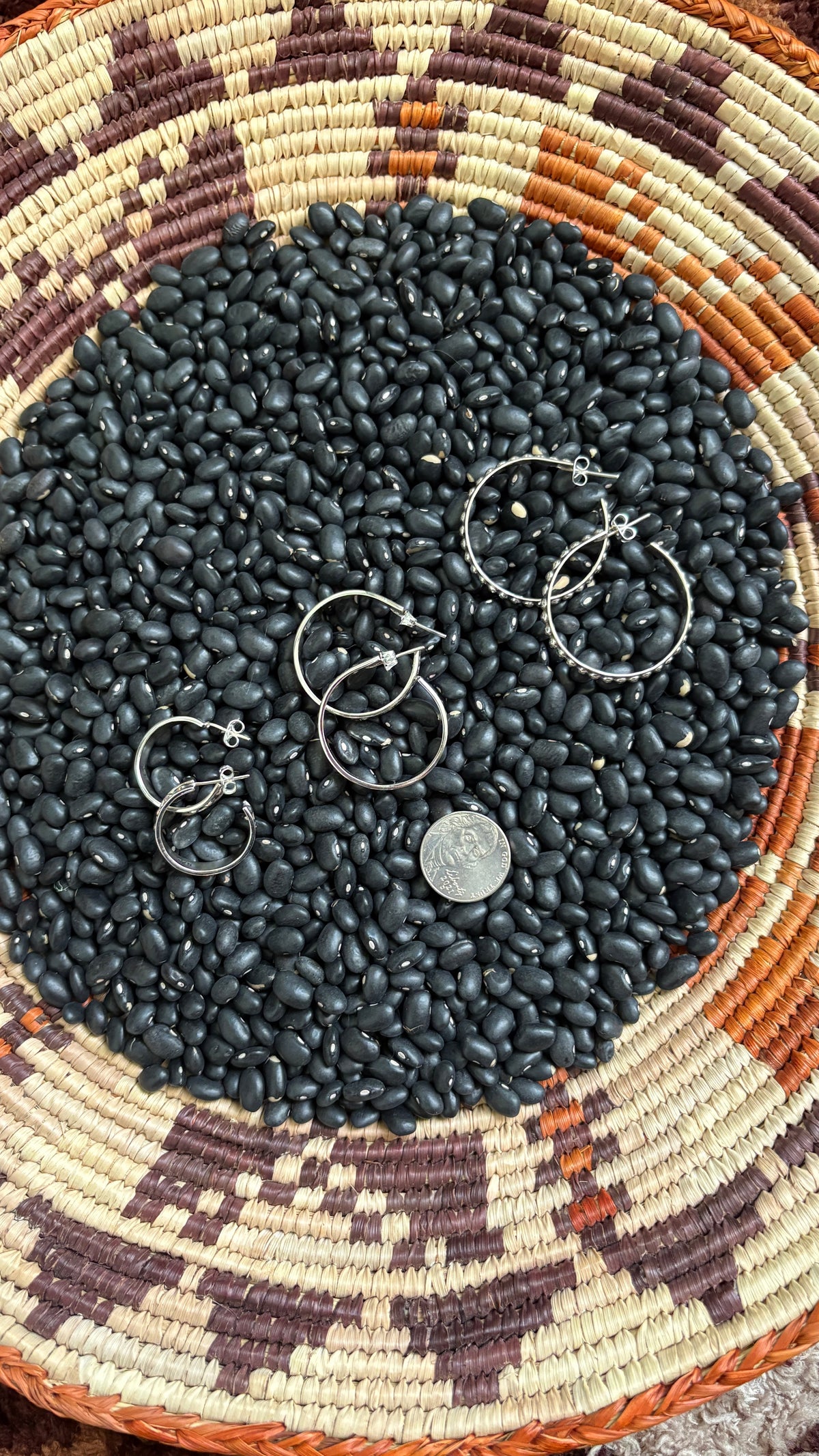 BALL FULL HOOP EARRINGS