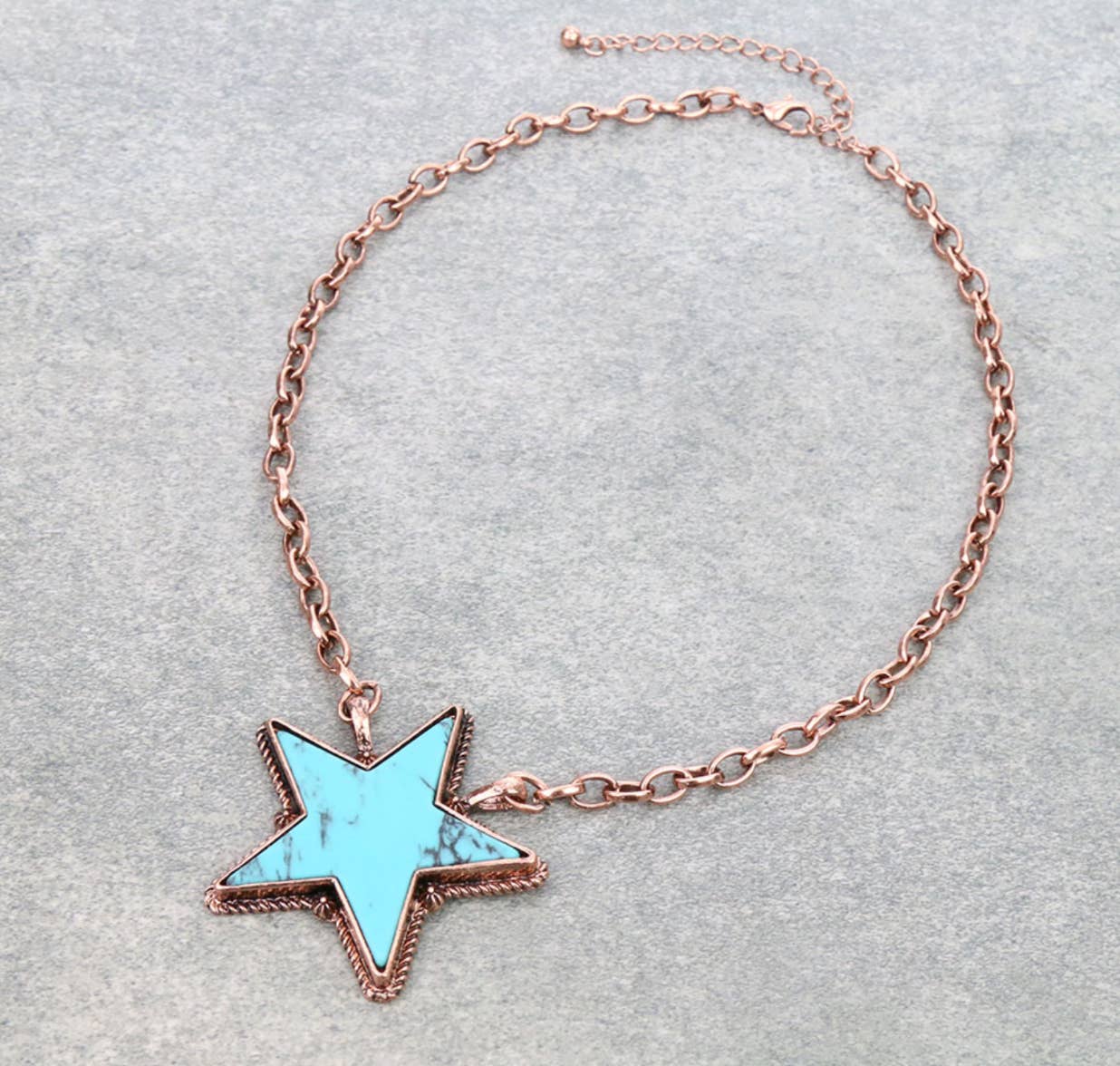 Punchy Star Necklace Western Pendant Necklace