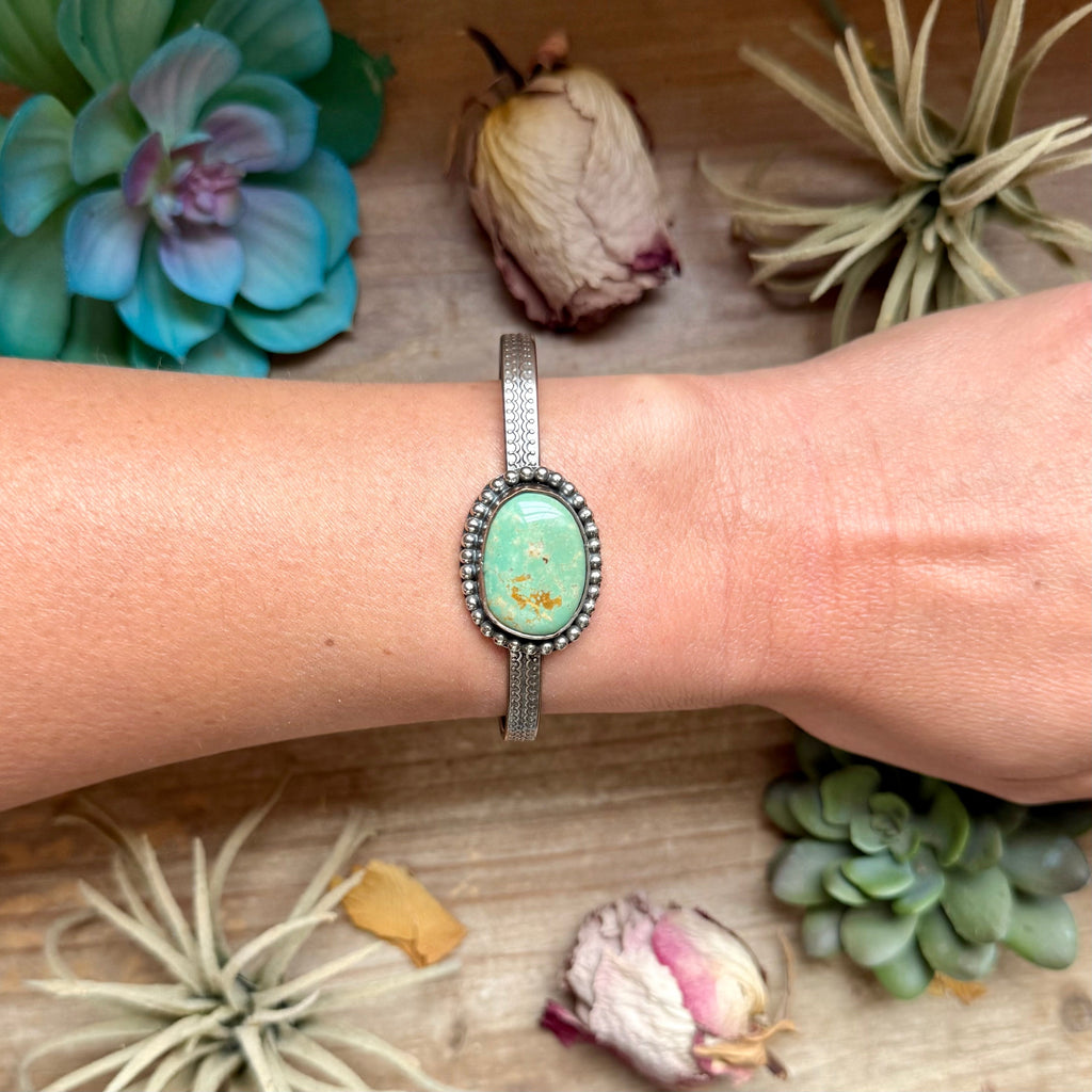 ***Copper & Turquoise Cuff Bracelet