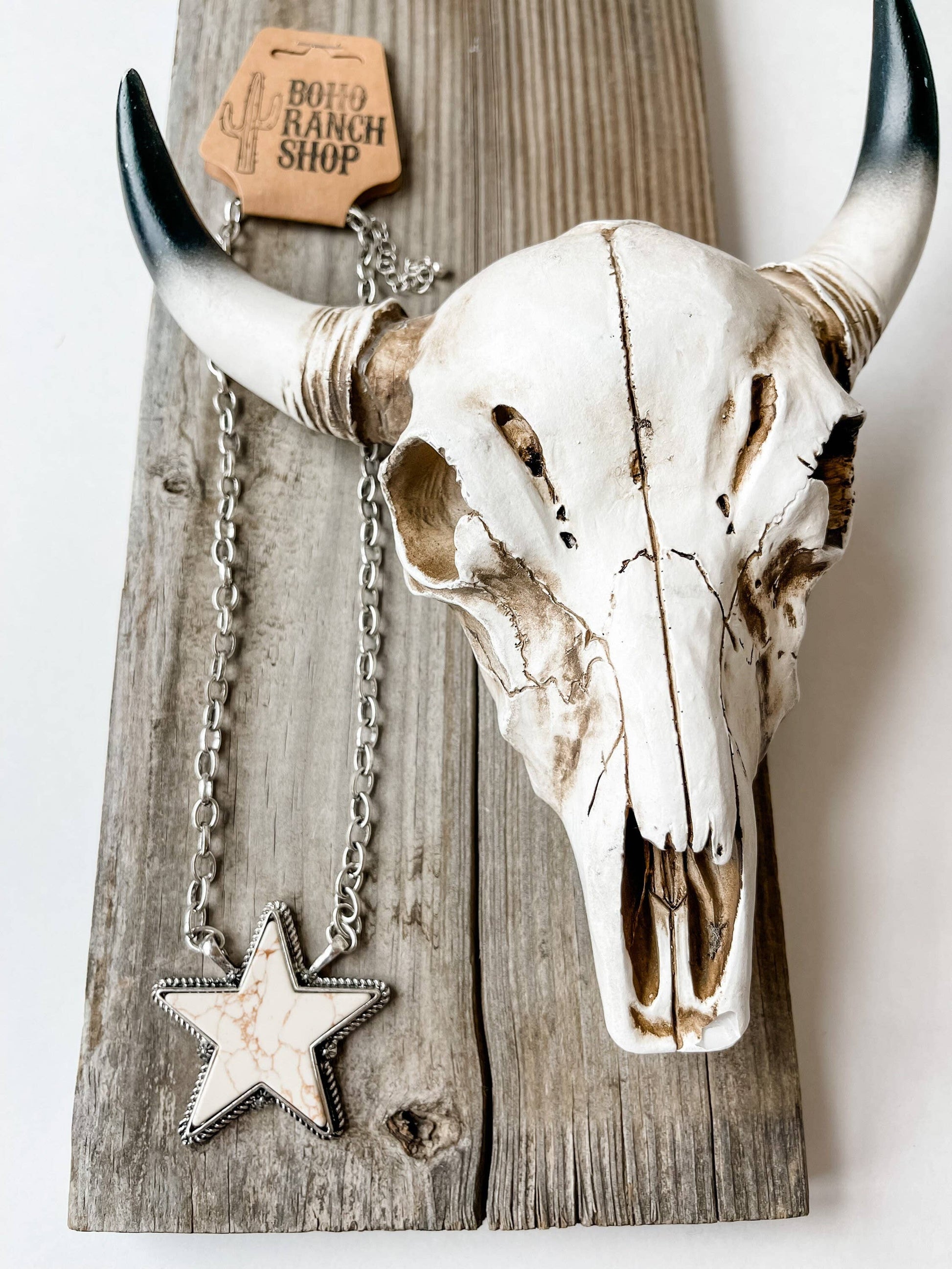 Punchy Star Necklace Western Pendant Necklace