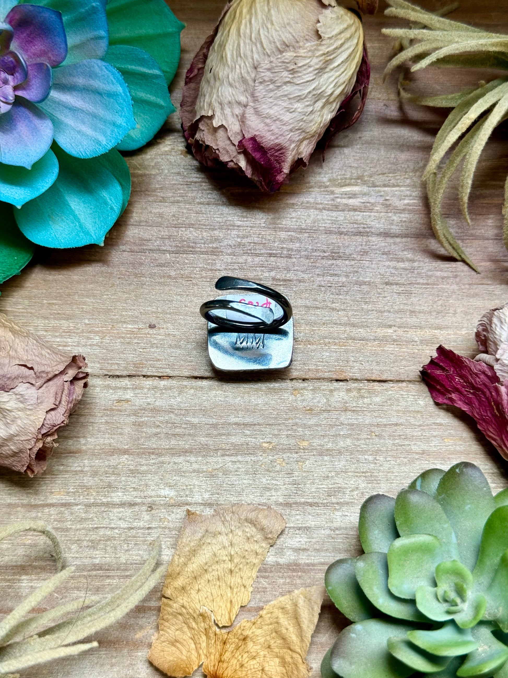 ring mj square purple