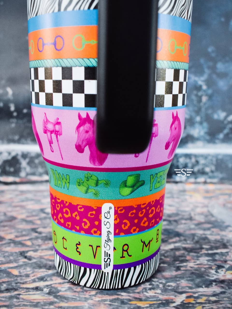 Neon Rodeo 32oz Flip Lid Tumbler