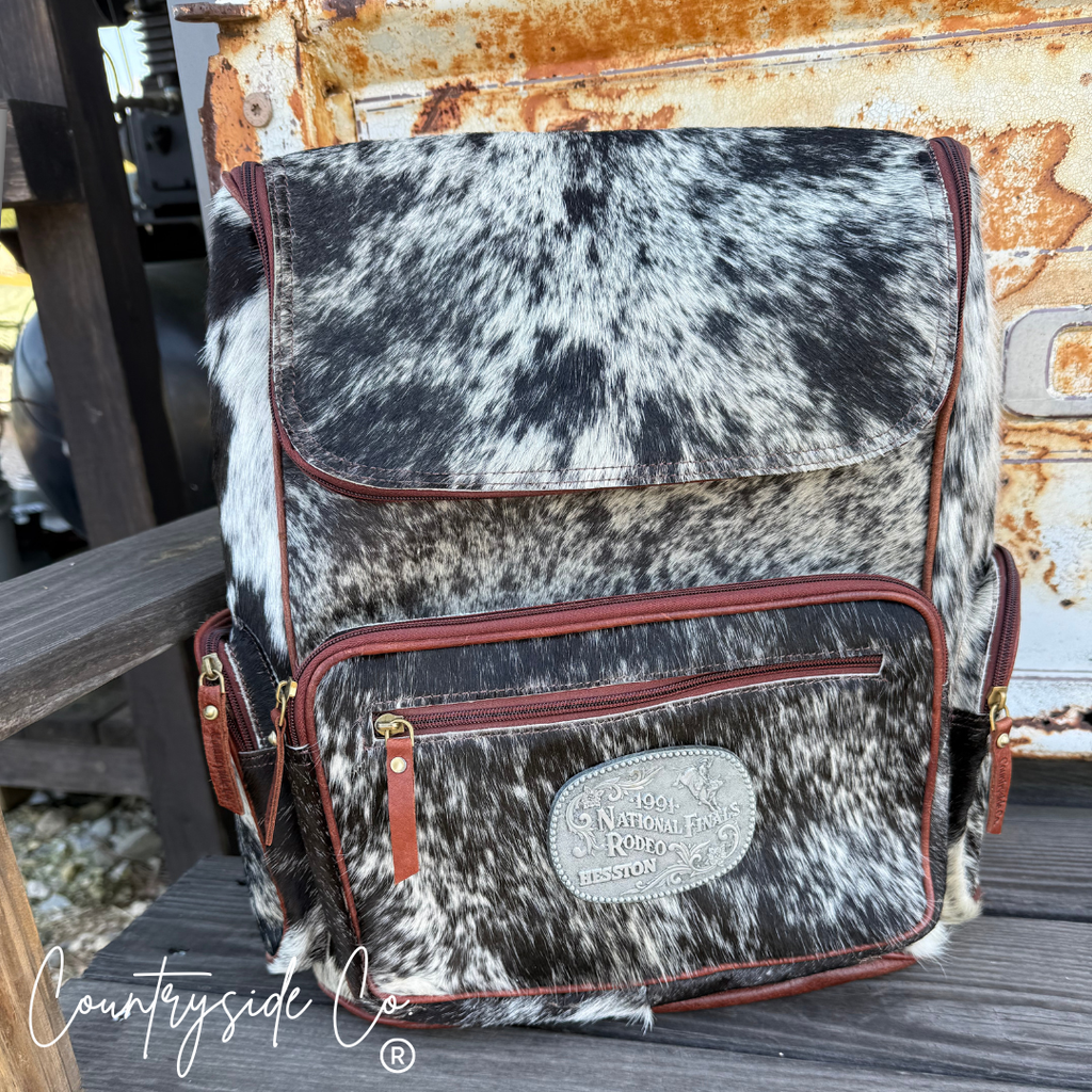 Vintage NFR Buckle Backpack Laptop Bag