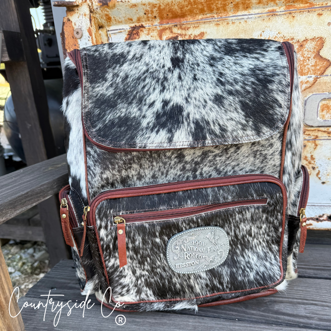 Vintage NFR Buckle Backpack Laptop Bag