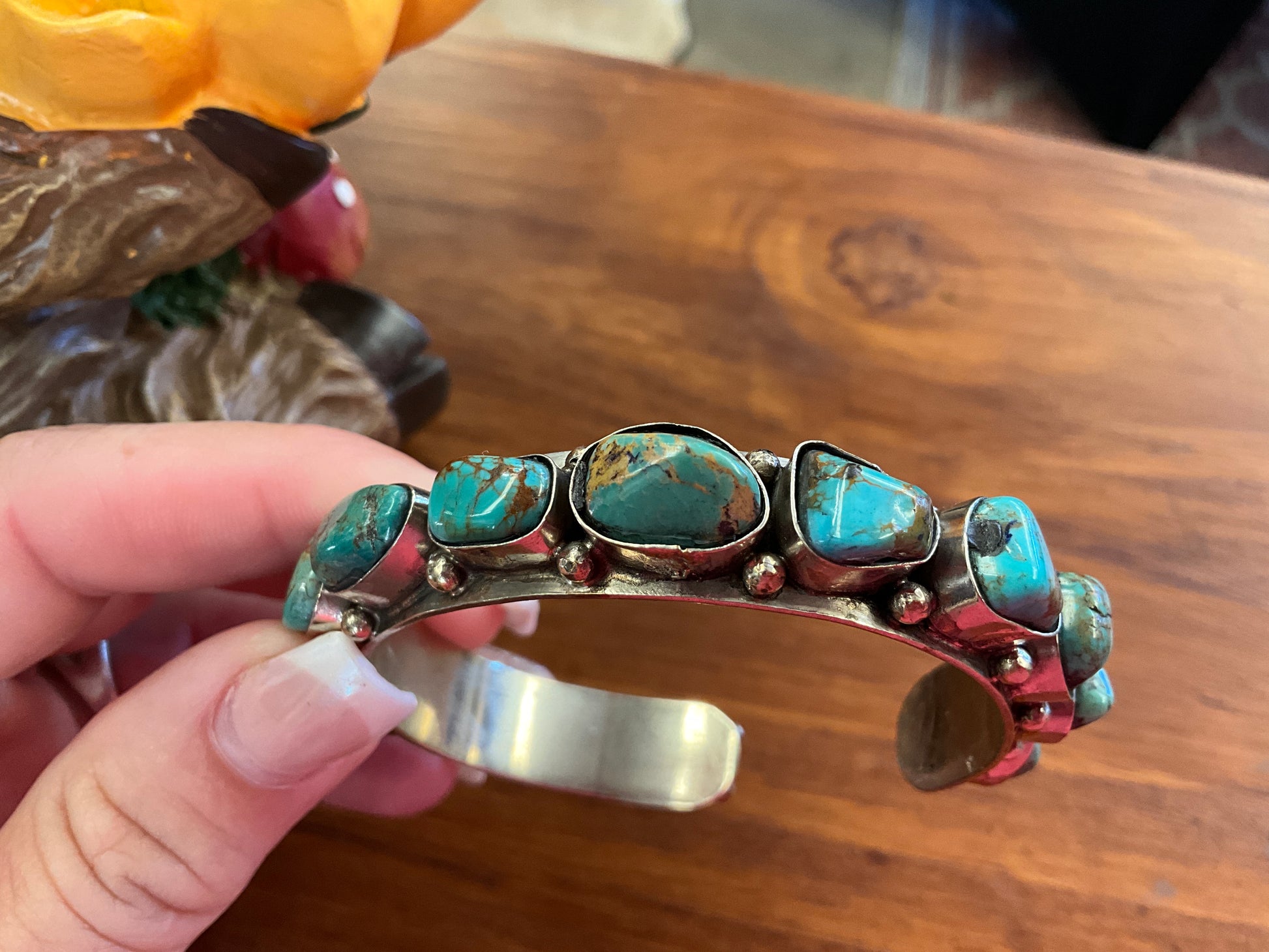 DD136 Turquoise Cuff Bracelet