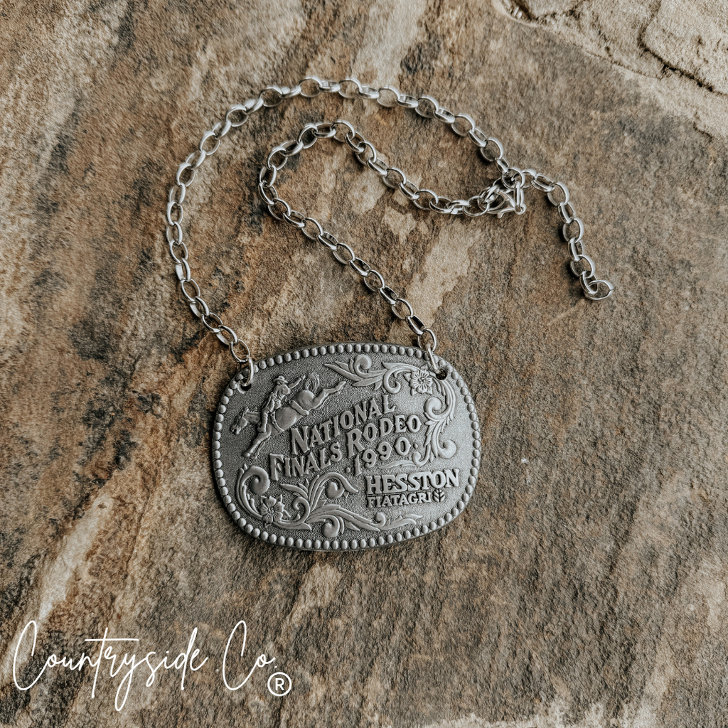 NFR Authentic Vintage Buckle Necklace