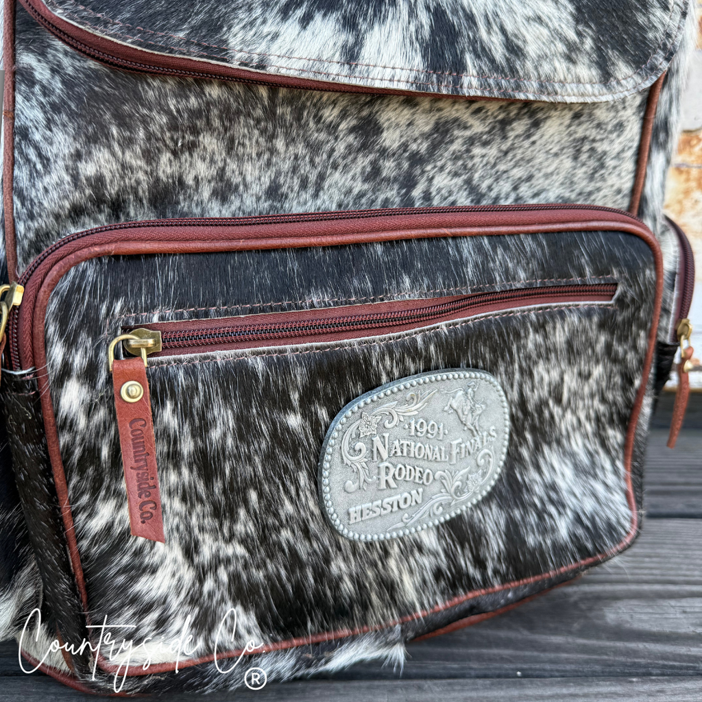 Vintage NFR Buckle Backpack Laptop Bag