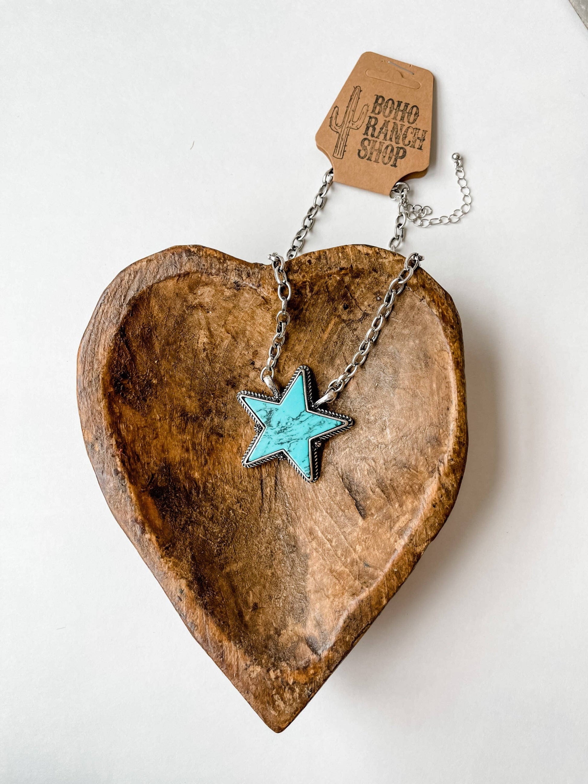 Punchy Star Necklace Western Pendant Necklace