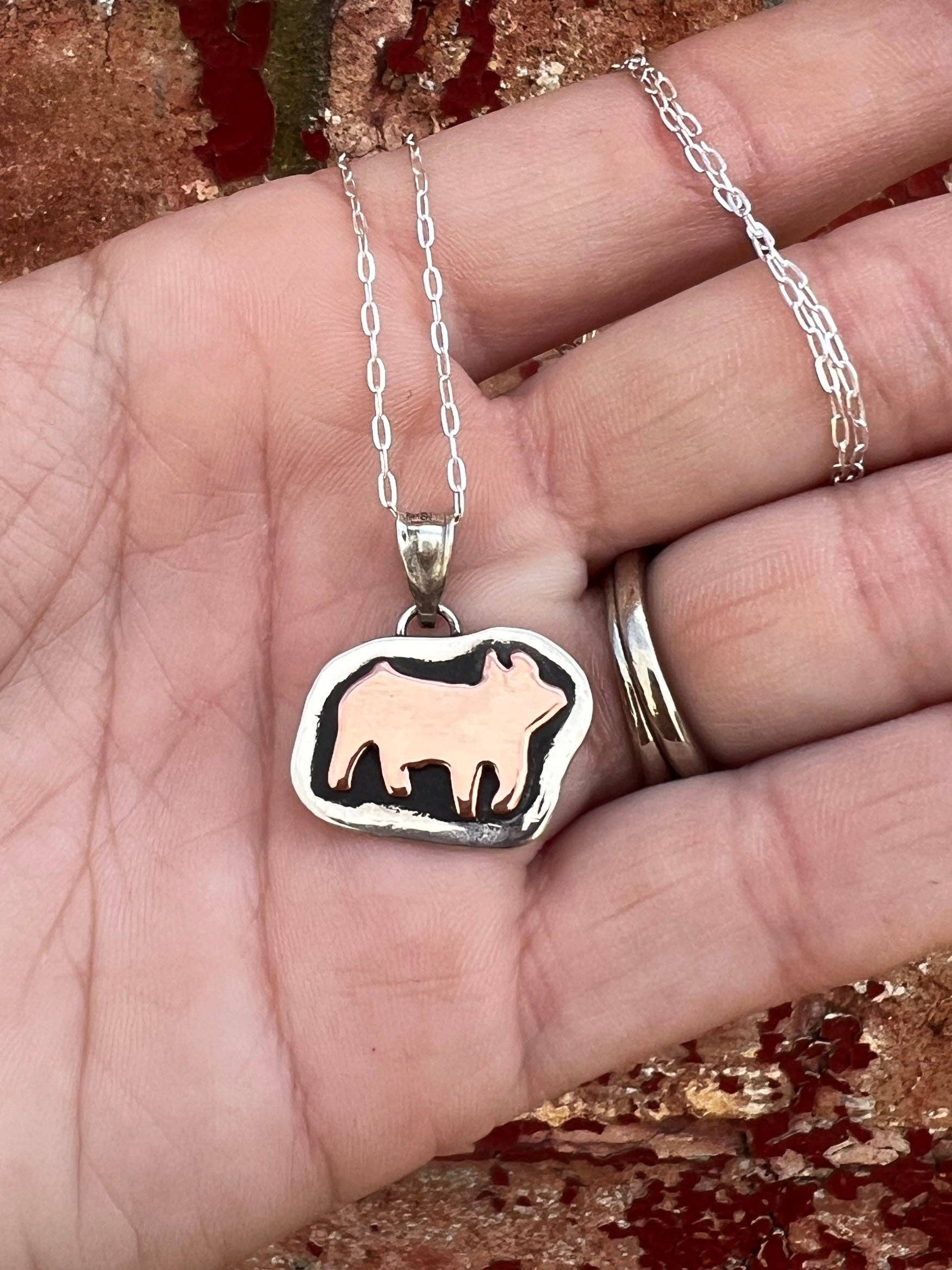 Show Pig Necklace