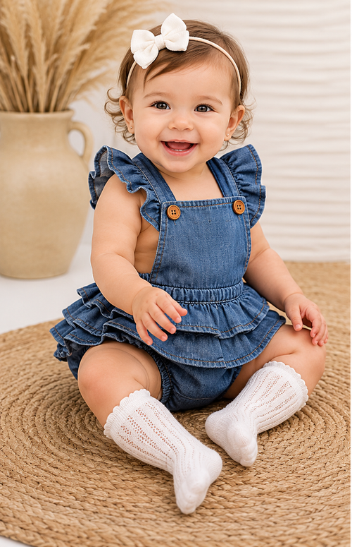 Bluebell Ruffle Bubble Romper