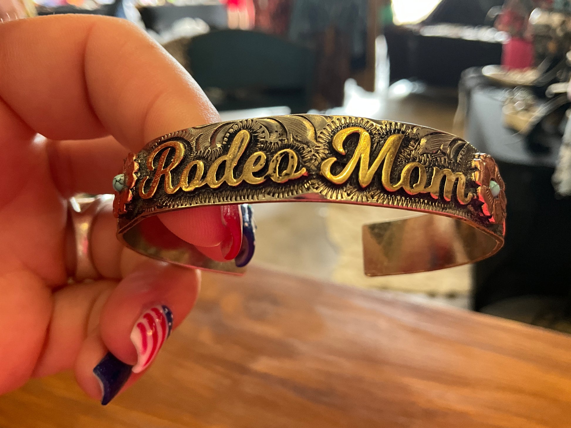 Cuff Bracelet with Wording