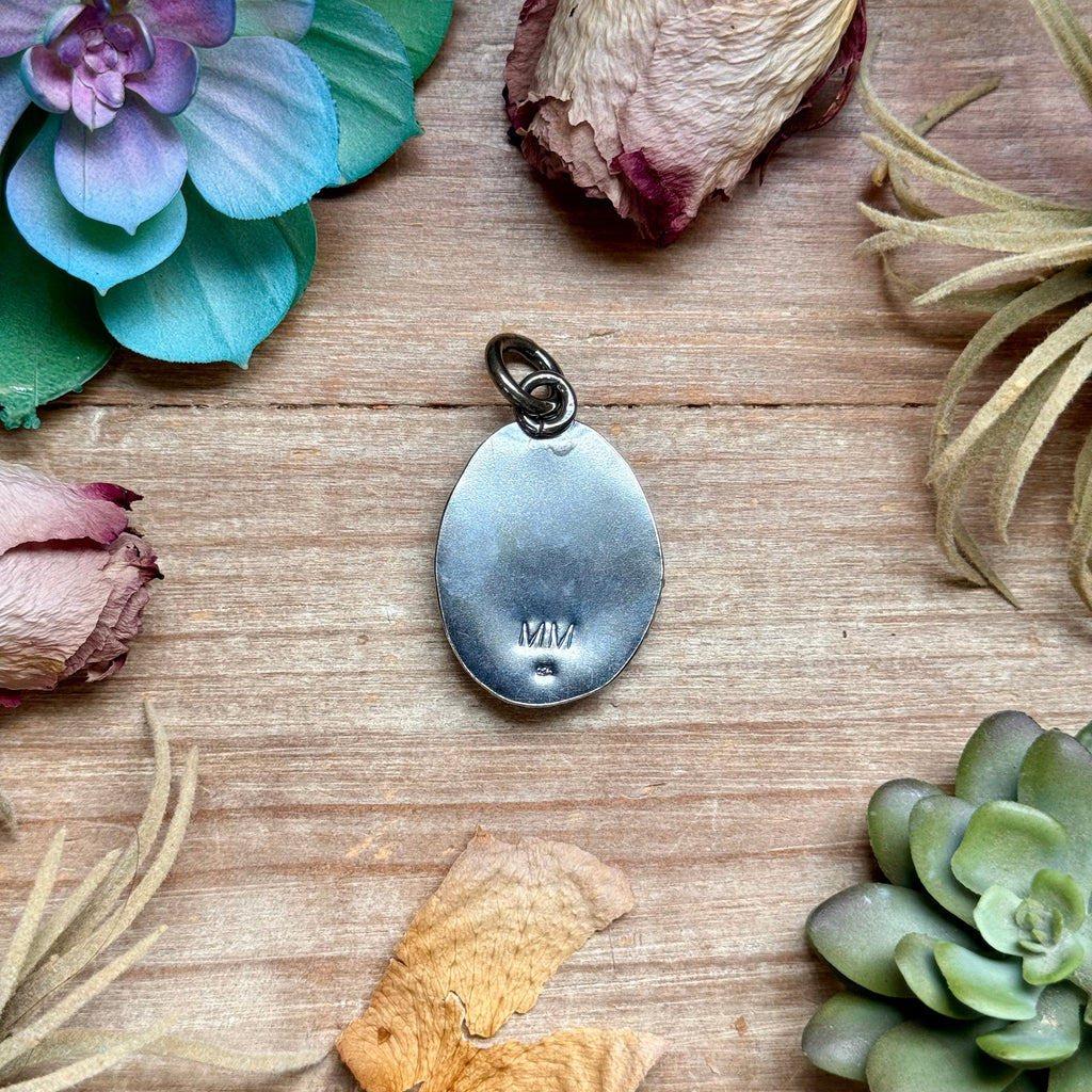 MJ Turquoise Pendant – Sterling Silver
