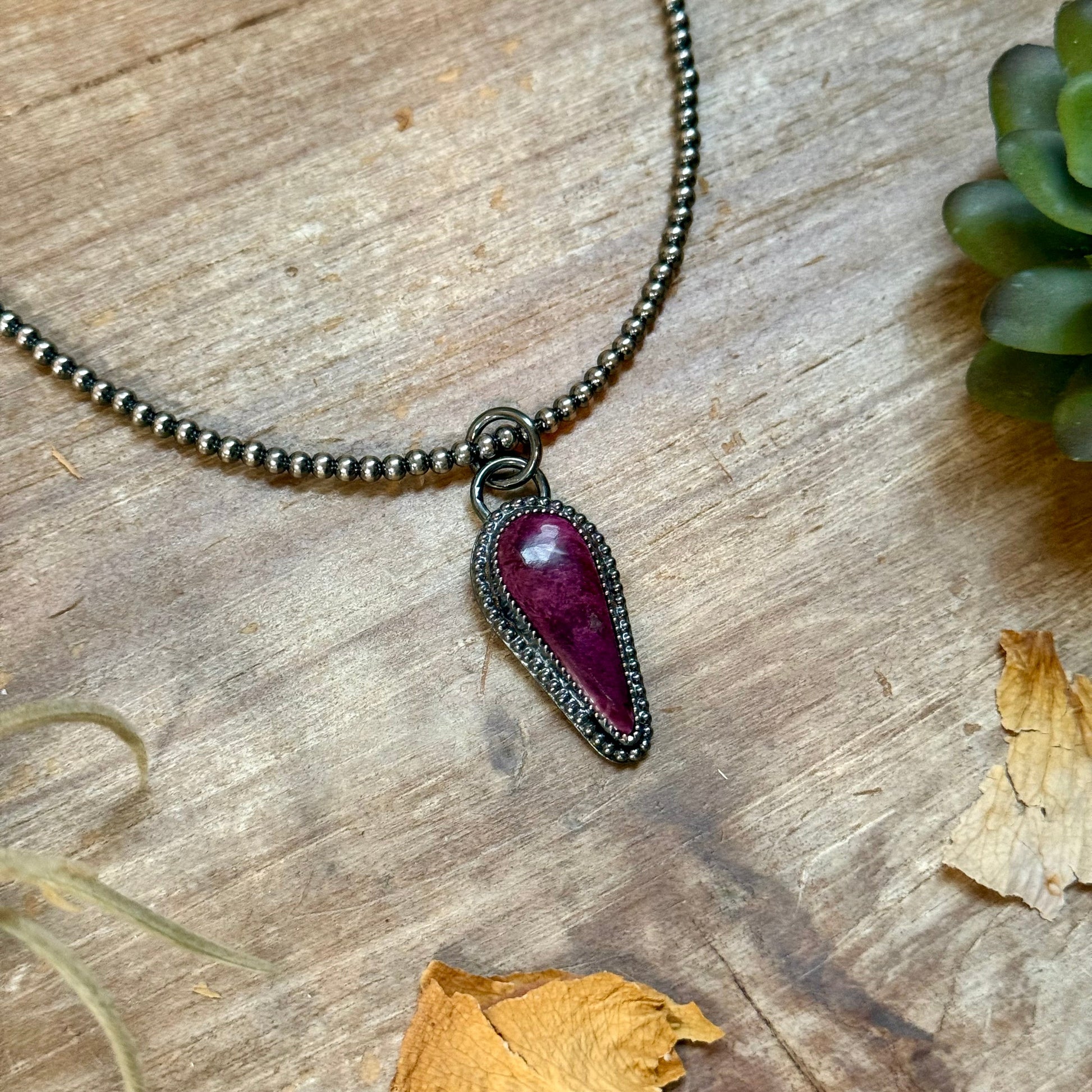 ***FREE Sterling Silver Pearl Necklace + MJ Purple Spiny Oyster Pendant