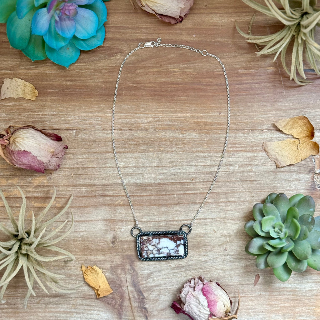 ***MJ Wild Horse Bar Necklace