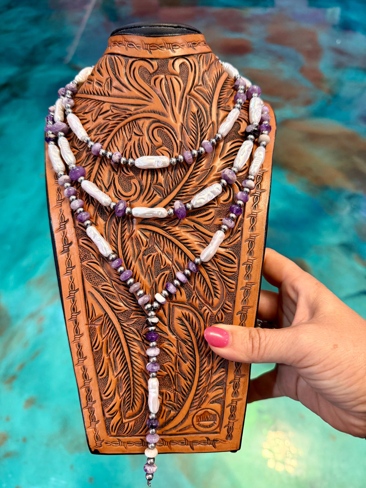One Time Pieces – Natural Cape Amethyst & Sterling Silver Necklaces