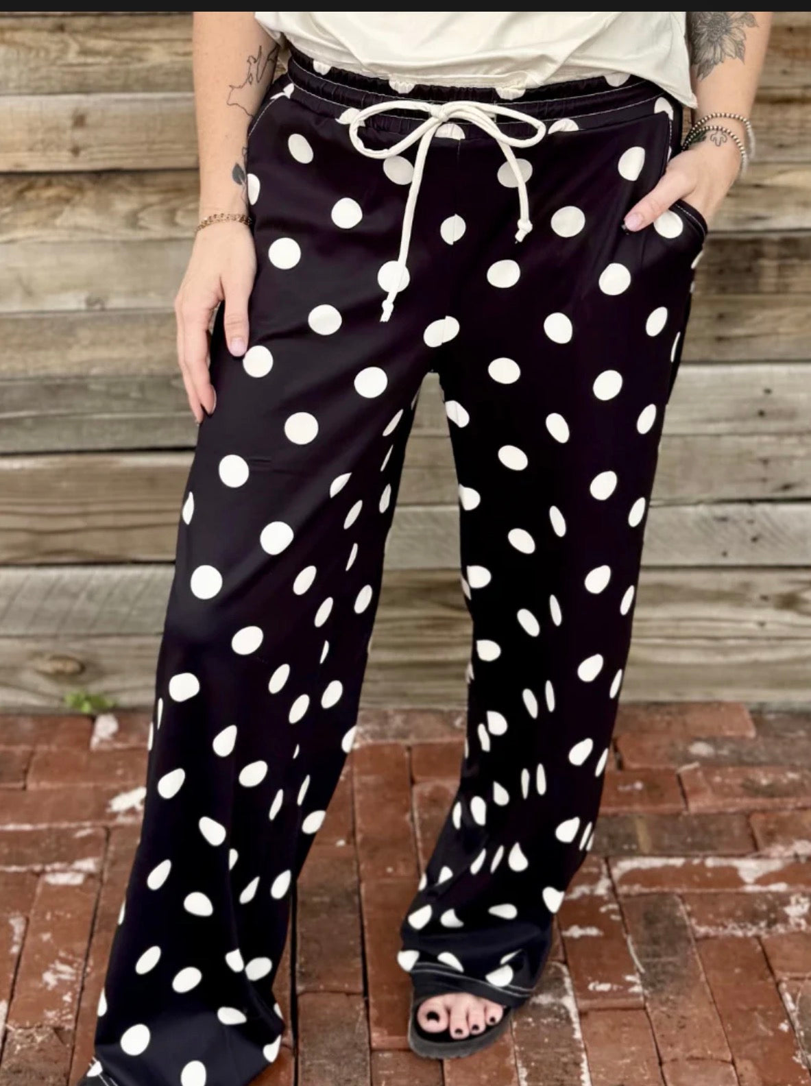 Poka Dot Posie Pants
