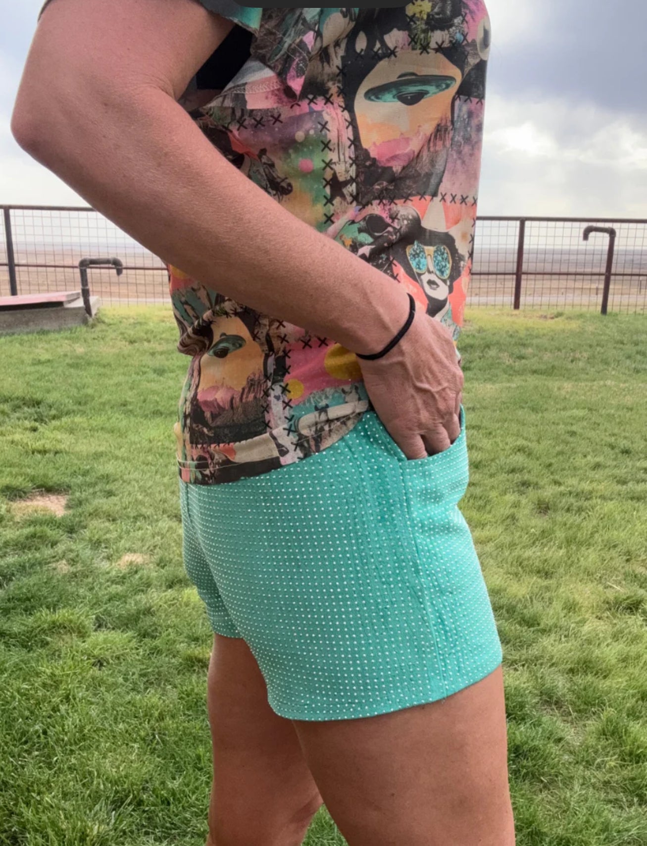 Jitterbug Shorts - Turquoise