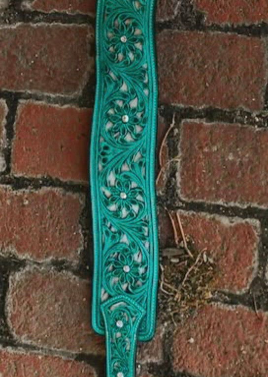 Turquoise Tooled Belt
