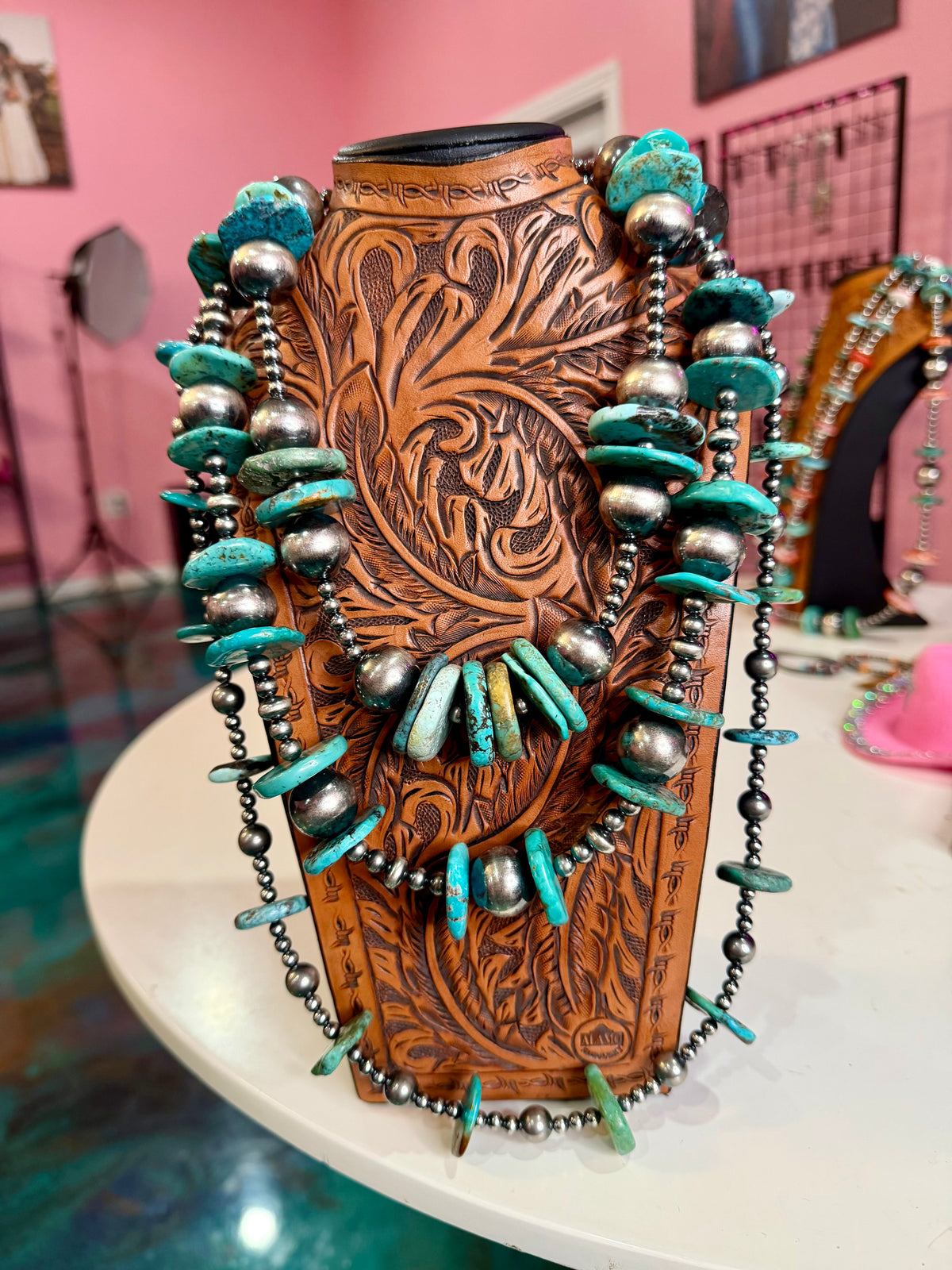 One Time Pieces – Collector’s Turquoise & Sterling Silver Statement Necklaces