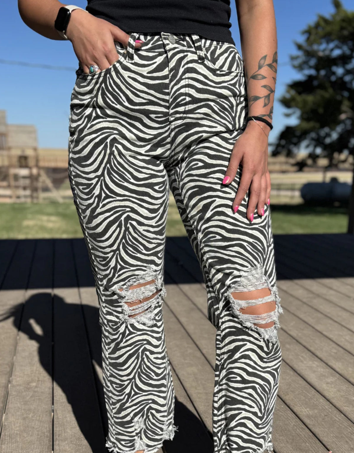 Cowgirl Safari Jeans (zebra)