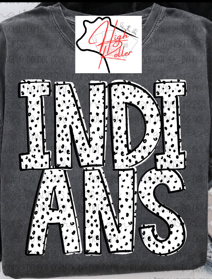 Dot INDIANS DTF Shirt