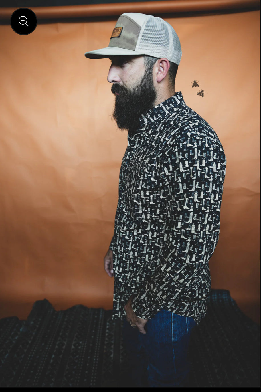 ‘Cut A Rug’ L/S Men’s Button Down