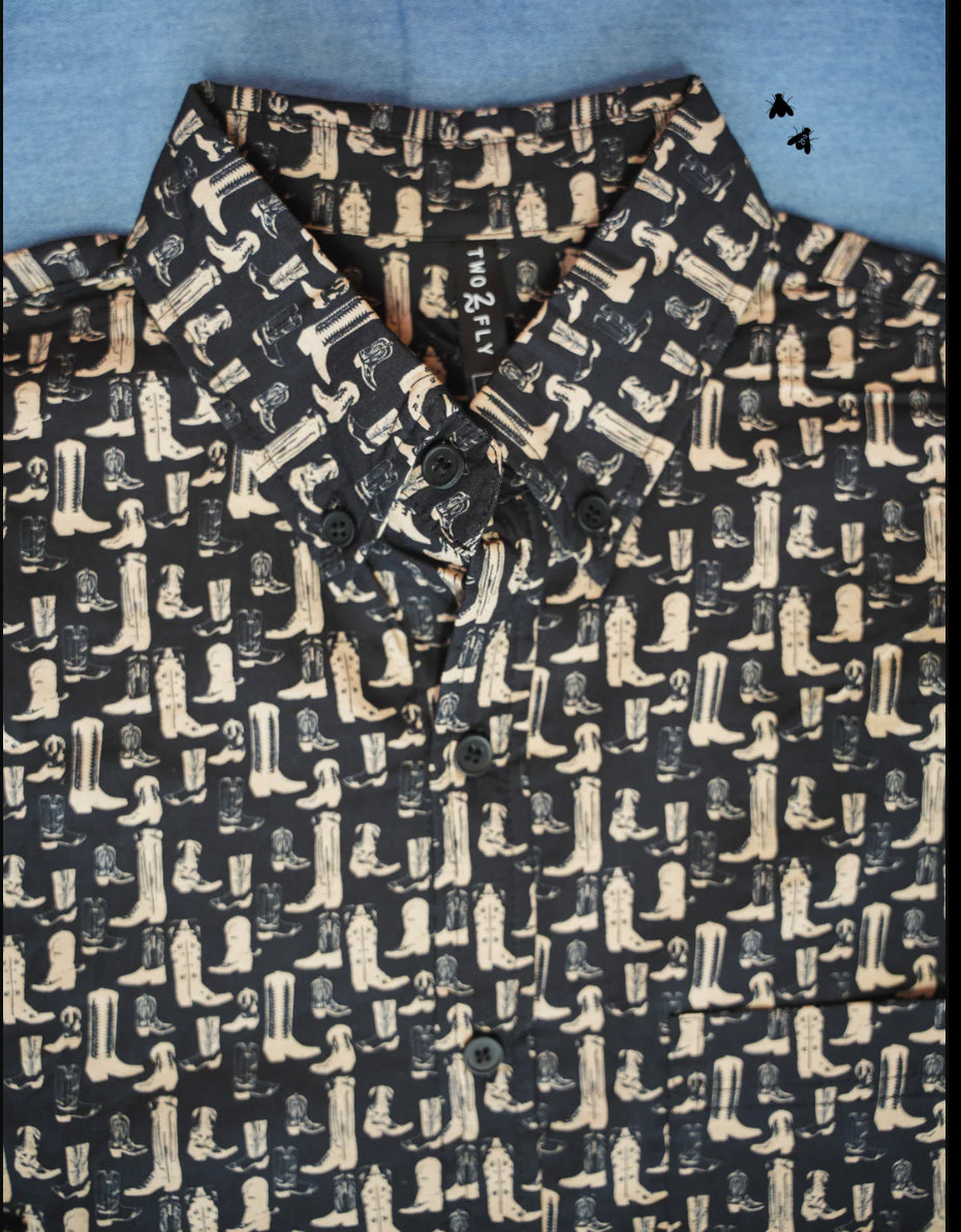 ‘Cut A Rug’ L/S Men’s Button Down