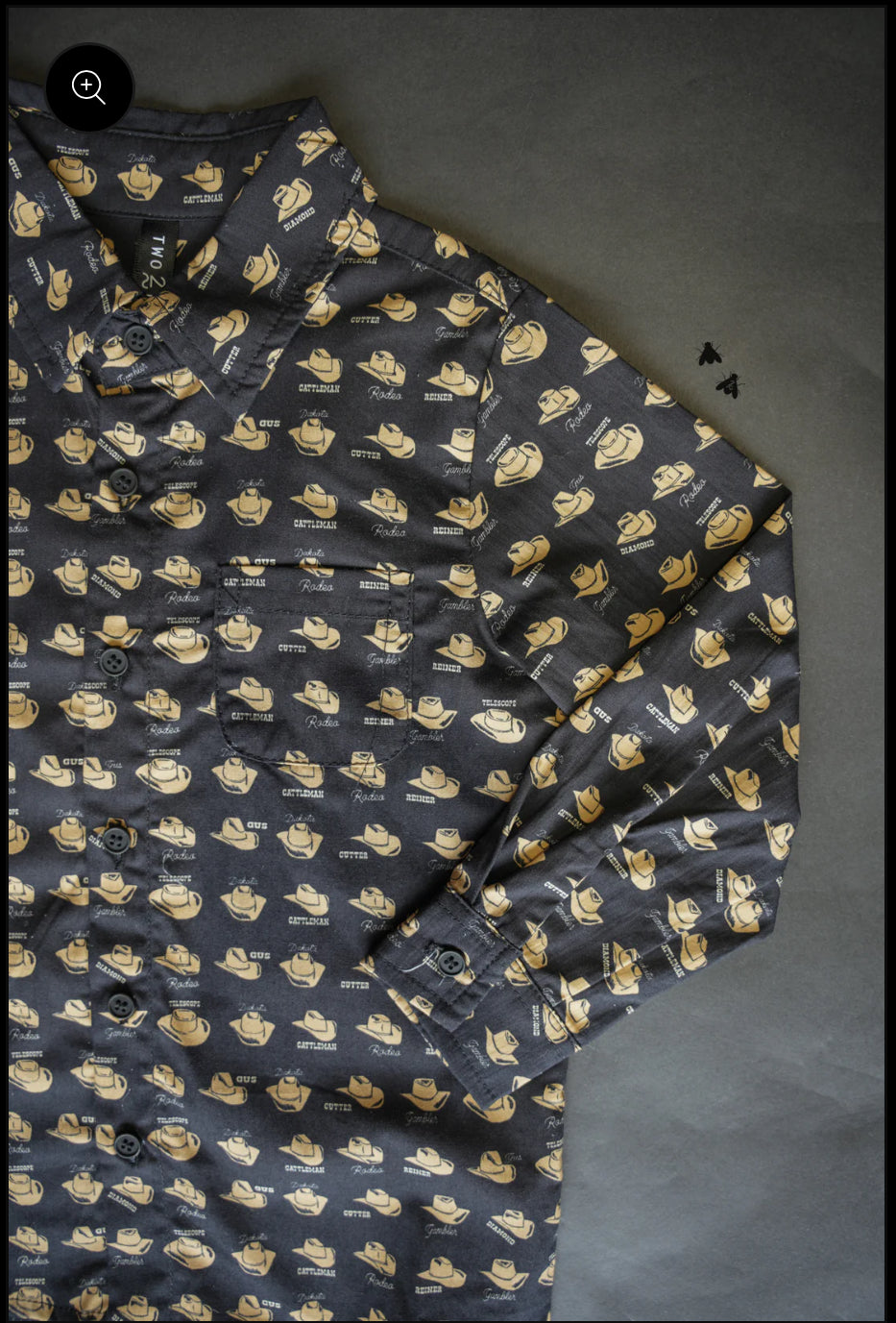 ‘Ten Gallon’ Boys L/S Button Down