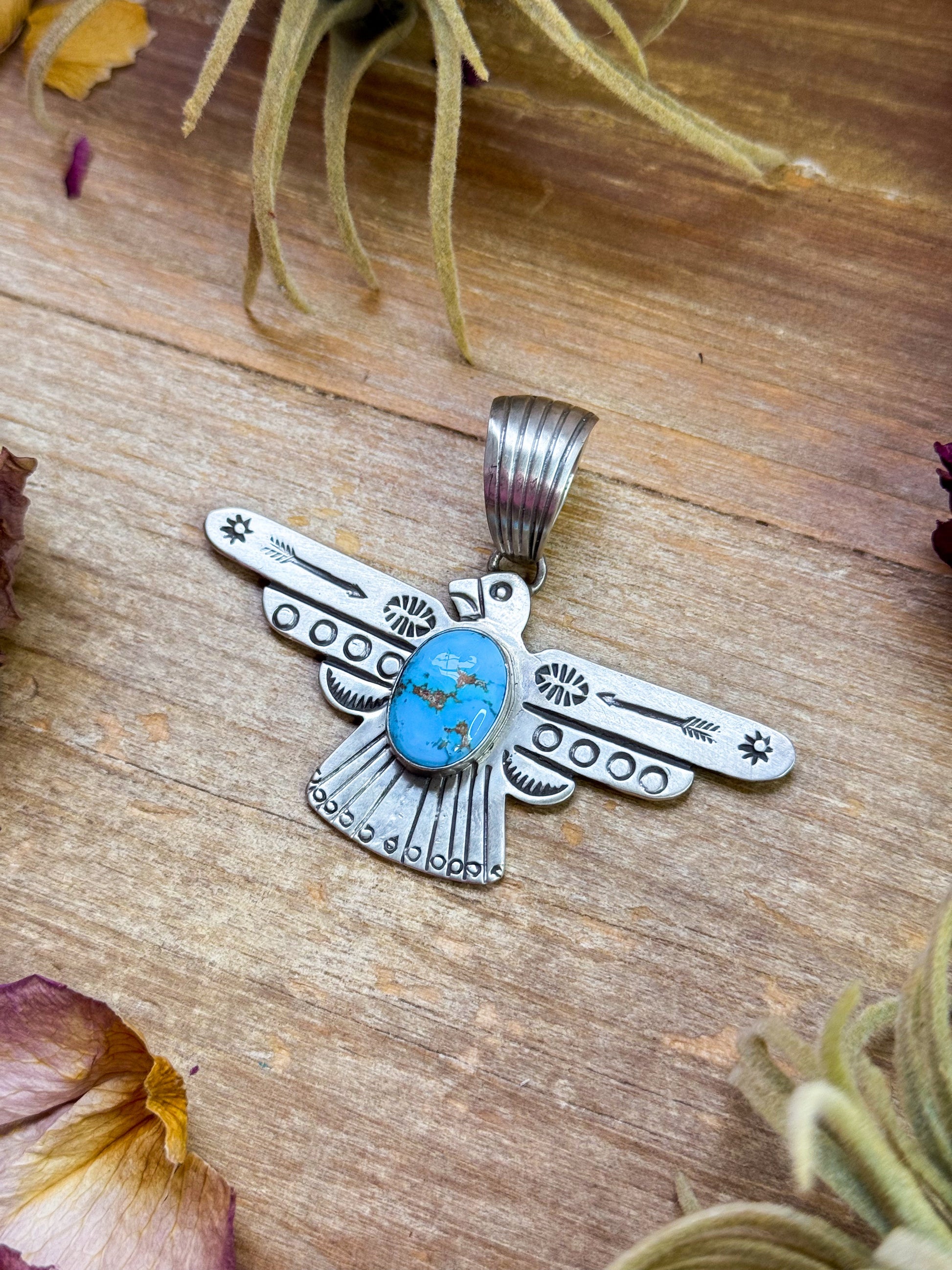 Sterling Silver Thunderbird Pendant
