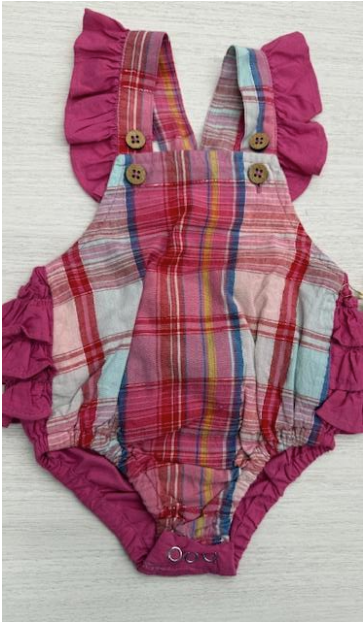 Prairie Berry Ruffle Bubble Romper