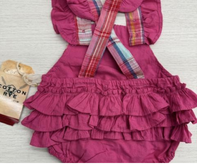 Prairie Berry Ruffle Bubble Romper