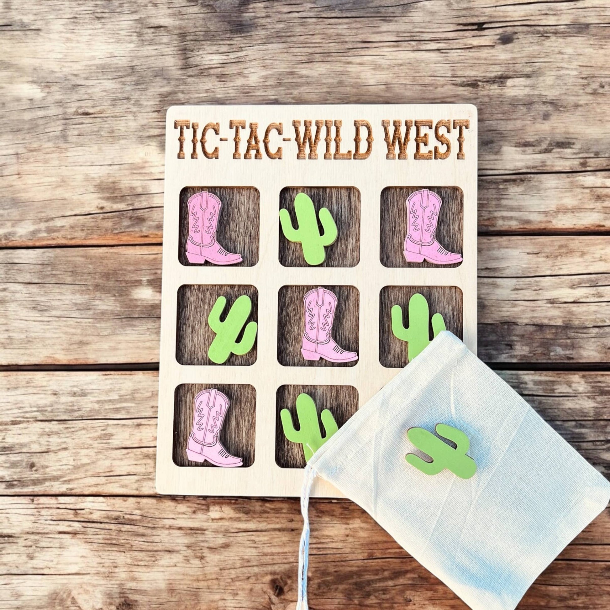 Tic Tac Wild West Kid's Game